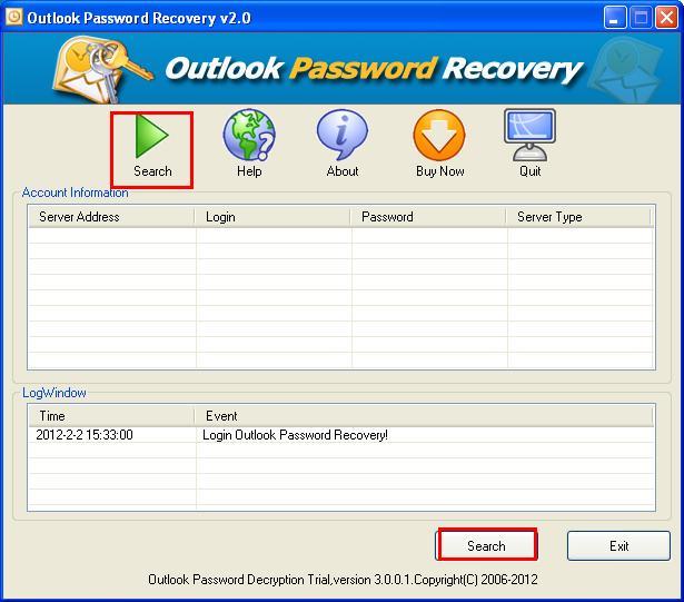 the interface of UndoPDF Email Account Cracker
