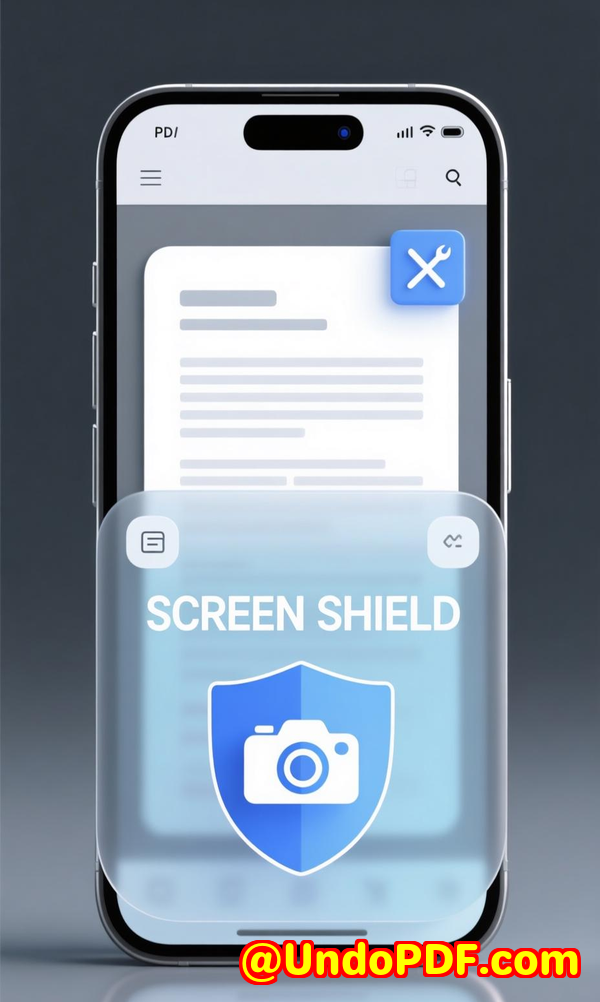 How to prevent screenshots of legal PDF evidence files with DRM screen shield technology